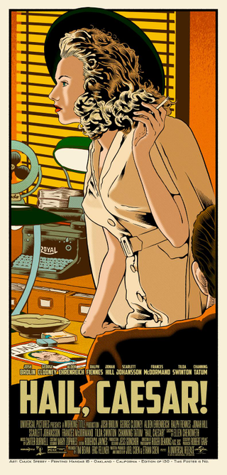 Illustration for article titled Scarlett Johansson is “The Starlet” in an exclusive Hail, Caesar! pop-art print